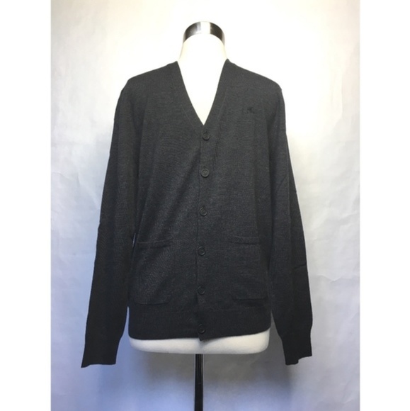 burberry cardigan mens